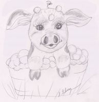Bath time piggie